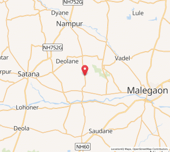 Map of Talvade, Maharashtra