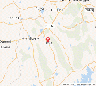 Map of Talya, Karnataka