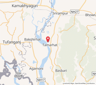 Map of Tama, Assam