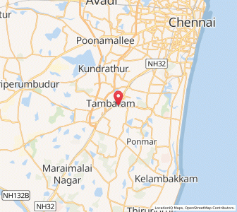 Map of Tambaram, Tamil Nadu