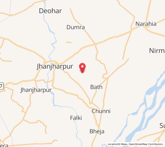 Map of Tamoria, Bihar