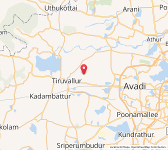 Map of Tandalam, Tamil Nadu