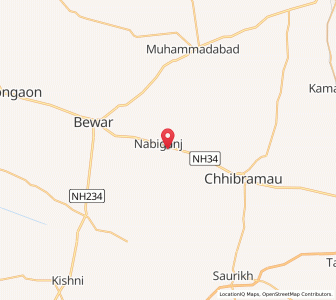 Map of Tandha, Uttar Pradesh
