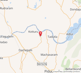 Map of Tangeda, Andhra Pradesh