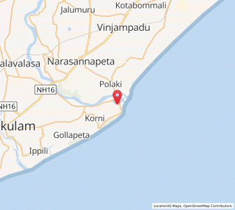 Map of Tanisahippeta, Andhra Pradesh