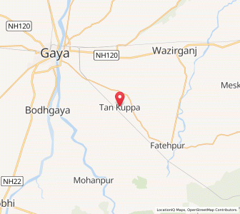Map of Tankuppa, Bihar