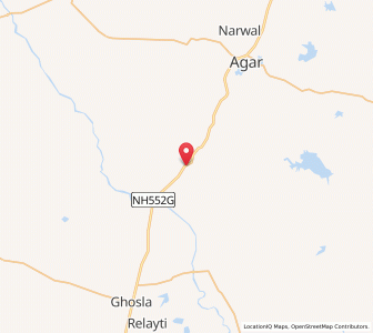 Map of Tanodia, Madhya Pradesh