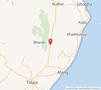 Map of Tansa, Gujarat