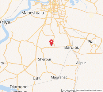 Map of Taona, West Bengal
