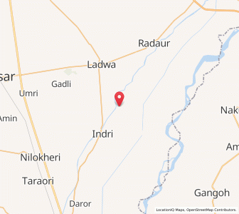 Map of Taprian, Haryana