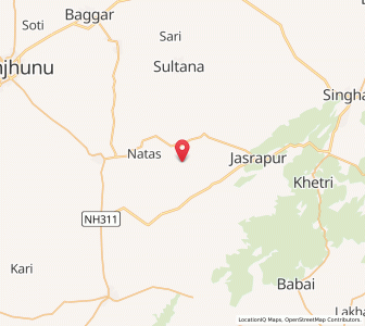 Map of Tara ka Bas, Rajasthan