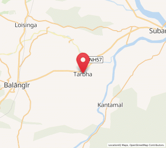 Map of Tarabha, Odisha