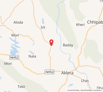 Map of Taraj, Rajasthan