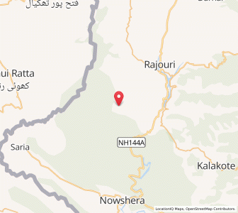 Map of Tarala, Kashmir