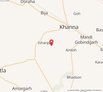 Map of Tarangala, Punjab