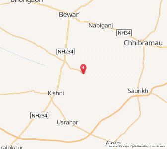 Map of Taria, Uttar Pradesh