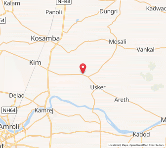 Map of Tarkeshwar, Gujarat