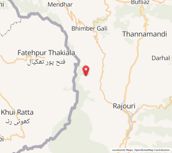 Map of Tarutin Dhara, Kashmir