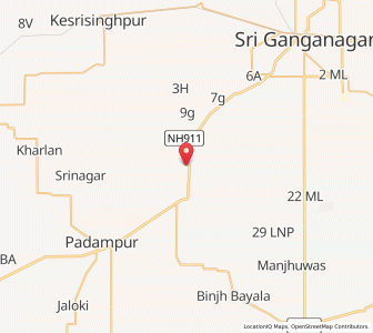 Map of Tatarsar, Rajasthan