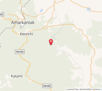 Map of Tatedhar, Chhattisgarh