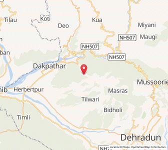 Map of Tauli, Uttarakhand