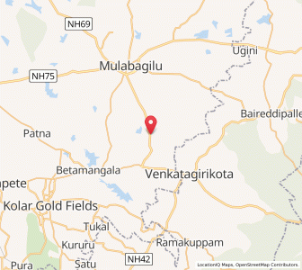Map of Tayilur, Karnataka