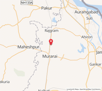 Map of Tegharia, West Bengal