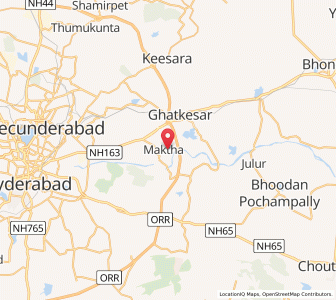 Map of Telugudam, Andhra Pradesh