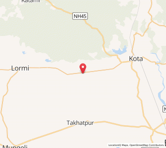 Map of Tendua, Chhattisgarh