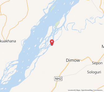 Map of Tengapania, Assam