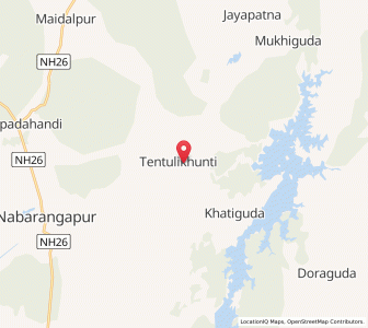 Map of Tentulikhunti, Odisha