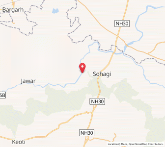 Map of Teonthar, Madhya Pradesh