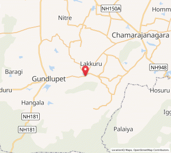 Map of Terakanambi, Karnataka