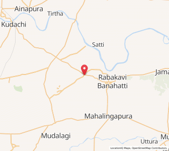 Map of Terdal, Karnataka