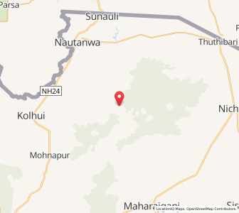 Map of Terhi Ghat, Uttar Pradesh