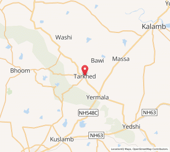 Map of Terkhed, Maharashtra
