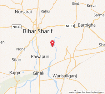 Map of Tetrawan, Bihar