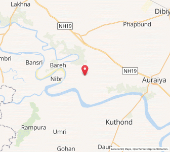 Map of Tewarlalpur, Uttar Pradesh