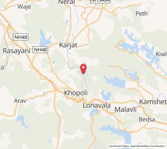 Map of Thakurvadi, Maharashtra