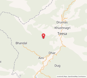 Map of Thanela, Himachal Pradesh