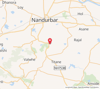 Map of Thanepada, Maharashtra