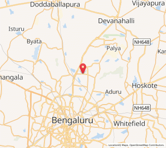 Map of Thanisandra Main Rd, Karnataka