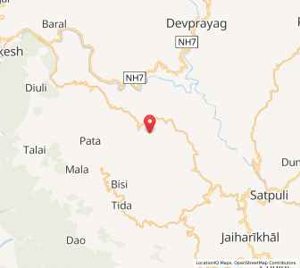 Map of Thantoli, Uttarakhand