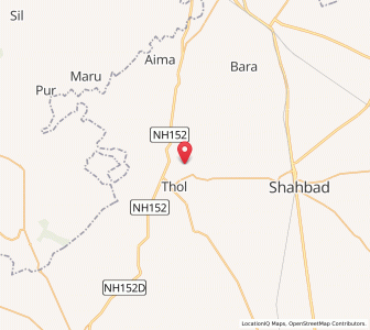 Map of Tharauli, Haryana