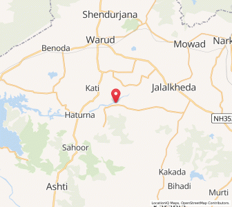 Map of Thari Pauni, Maharashtra