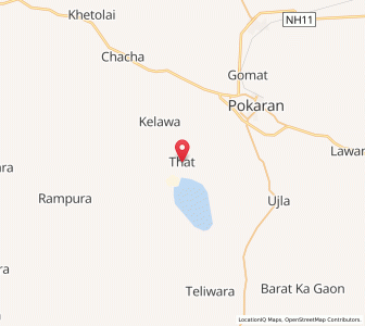 Map of That, Rajasthan