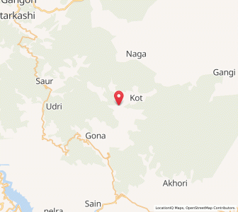 Map of Thati Kathur, Uttarakhand