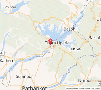Map of Then, Punjab