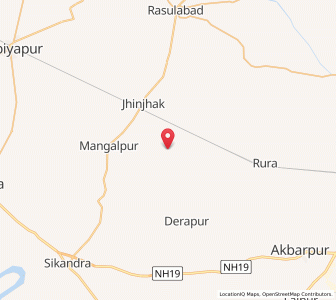 Map of Thenamau, Uttar Pradesh