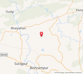Map of Thilgaon, Chhattisgarh